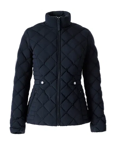 Mackage Diamond Quilted Down Jacket In Blue