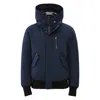 Mackage Navy Blue Hooded Down Jacket In Navy