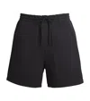 Mackage Double-face Elwood-r Sweatshorts In Black