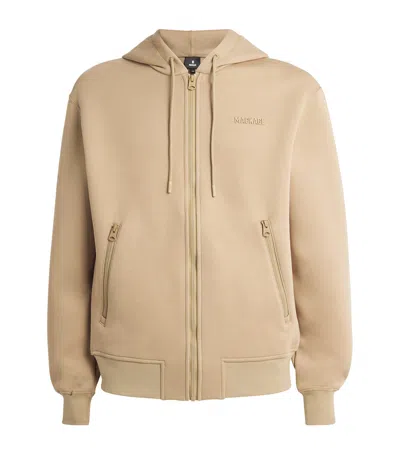 Mackage Double-face Krystos Zip-up Hoodie In Beige