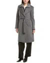 Mackage Double-face Wool Coat In Gray