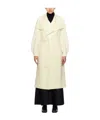 Mackage Mai Wool Belted Wrap Coat In White