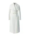 Mackage Mai Wool Belted Wrap Coat In White