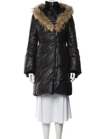 Pre-owned Mackage Down Coat In Black