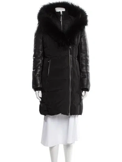 Pre-owned Mackage Down Coat In Black