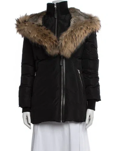 Pre-owned Mackage Down Coat In Black