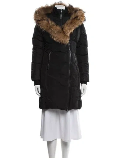Pre-owned Mackage Down Coat In Black
