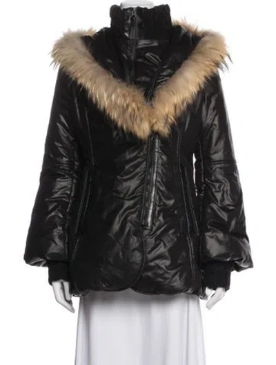 Pre-owned Mackage Down Coat In Black