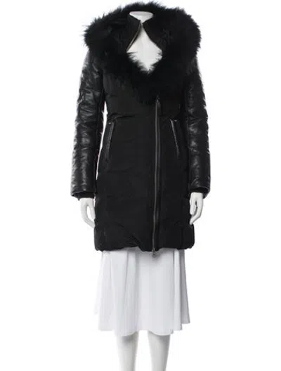 Pre-owned Mackage Down Coat In Black