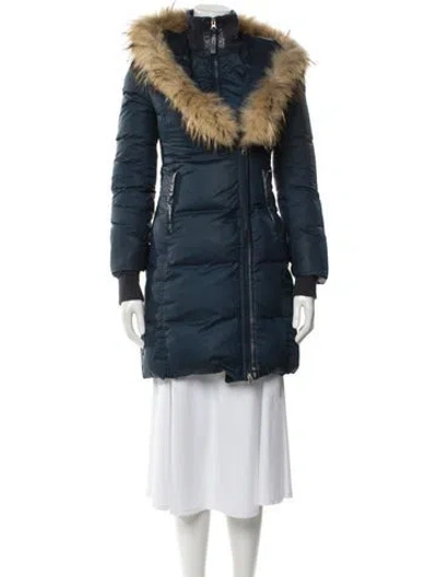 Pre-owned Mackage Down Coat In Blue