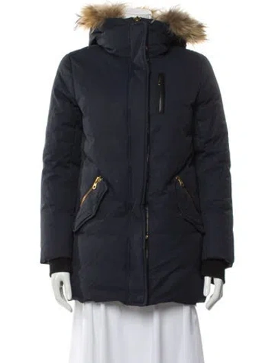 Pre-owned Mackage Down Coat In Blue