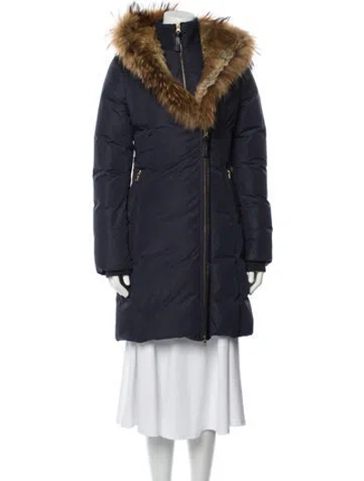 Pre-owned Mackage Down Coat In Blue