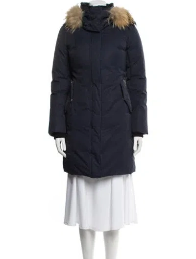 Pre-owned Mackage Down Coat In Blue