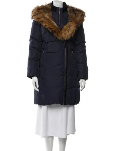 Pre-owned Mackage Down Coat In Blue