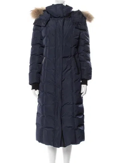 Pre-owned Mackage Down Coat In Blue