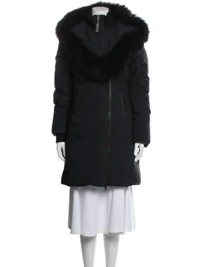 Pre-owned Mackage Down Coat In Blue
