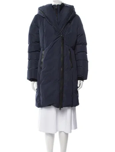Pre-owned Mackage Down Coat In Blue