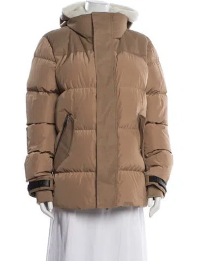 Pre-owned Mackage Down Coat In Brown/neutrals