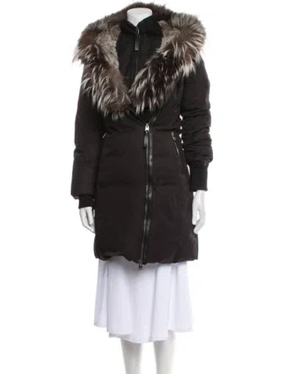 Pre-owned Mackage Down Coat In Gray