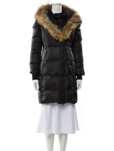 Pre-owned Mackage Down Coat In Gray