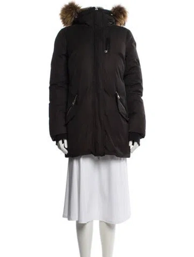 Pre-owned Mackage Down Coat In Gray