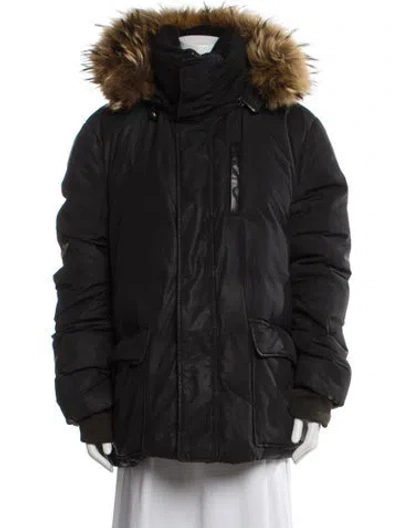 Pre-owned Mackage Down Coat In Gray