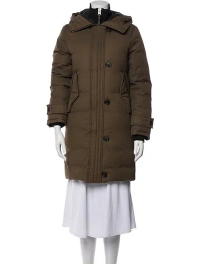 Pre-owned Mackage Down Coat In Green