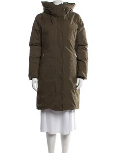 Pre-owned Mackage Down Coat In Green