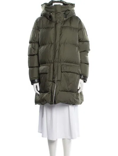 Pre-owned Mackage Down Coat In Green