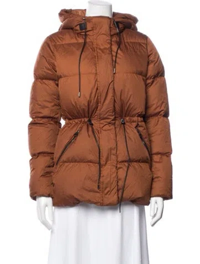 Pre-owned Mackage Down Coat In Orange
