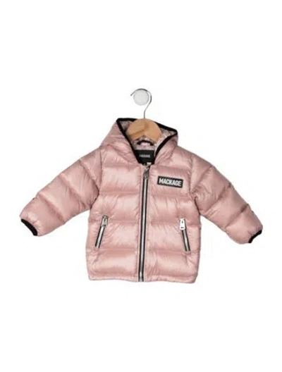 Pre-owned Mackage Babies' Down Coat In Pink