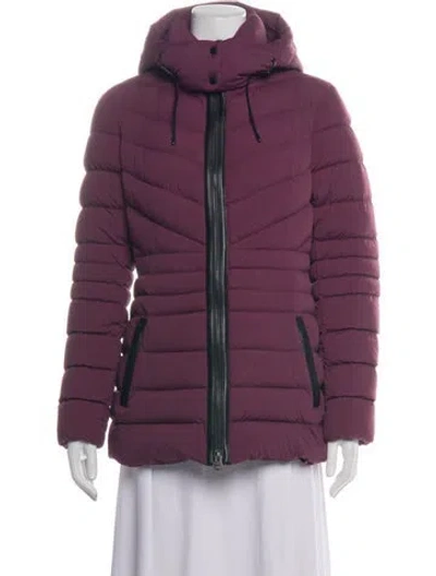 Pre-owned Mackage Down Coat In Purple