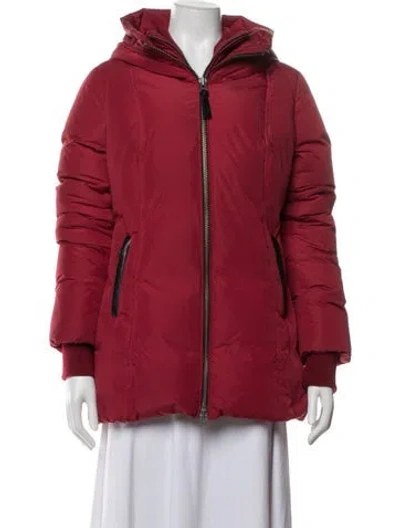 Pre-owned Mackage Down Coat In Red