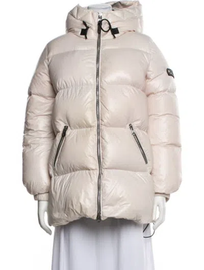 Pre-owned Mackage Down Down Coat In Neutrals