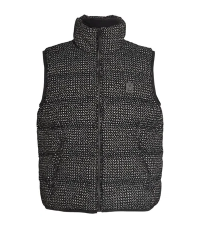 Mackage Down-filled Fisher Flp Gilet In Black