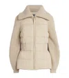 Mackage Down-filled Hybrid Foxy Jacket In Beige