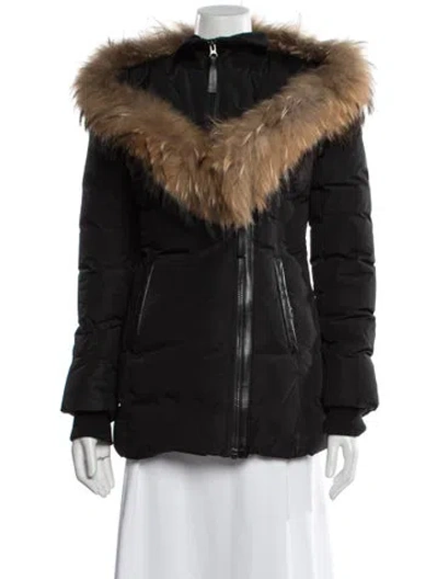 Pre-owned Mackage Down Jacket In Black