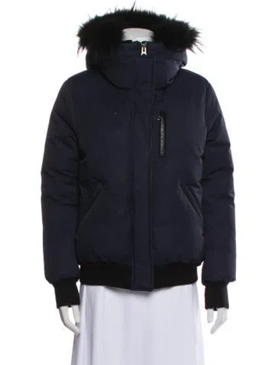 Pre-owned Mackage Down Jacket In Blue