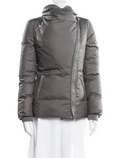Pre-owned Mackage Down Jacket In Gray