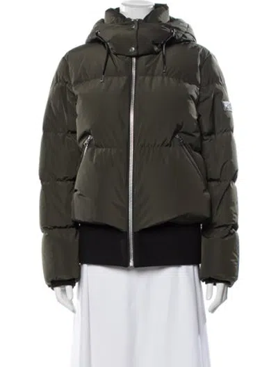 Pre-owned Mackage Down Jacket In Green