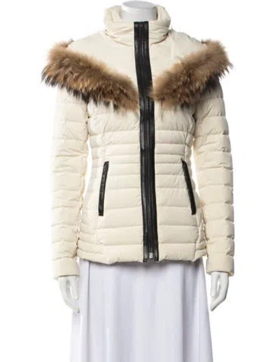 Pre-owned Mackage Down Jacket In Neutrals