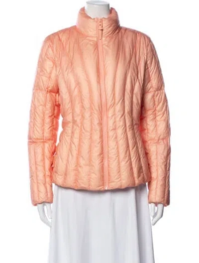 Pre-owned Mackage Down Jacket In Orange/pink