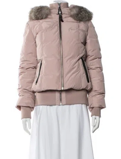 Pre-owned Mackage Down Jacket In Pink