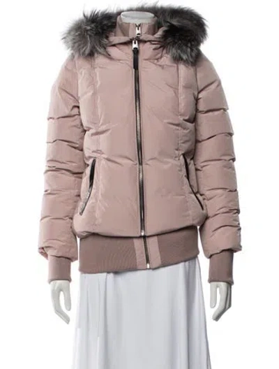 Pre-owned Mackage Down Jacket In Pink
