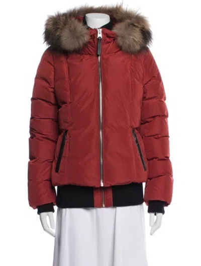 Pre-owned Mackage Down Jacket In Red