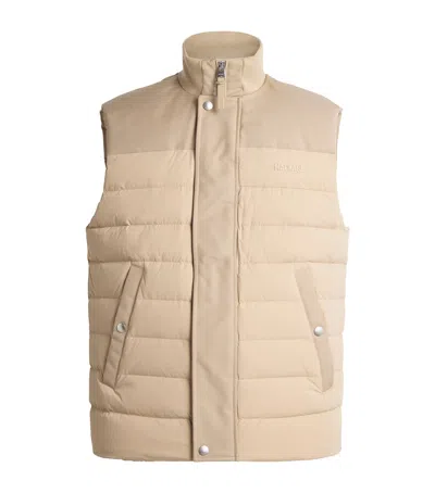 Mackage Down Quilted Brody Gilet In Beige