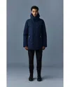 Mackage Edward Water Repellent Down Parka With Removable Bib In Navy