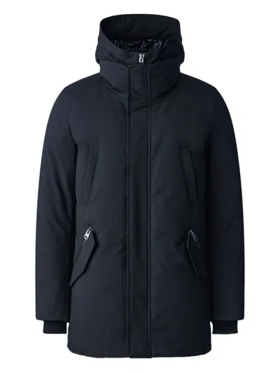 Mackage Edward-nfr Hooded Jacket In Blue