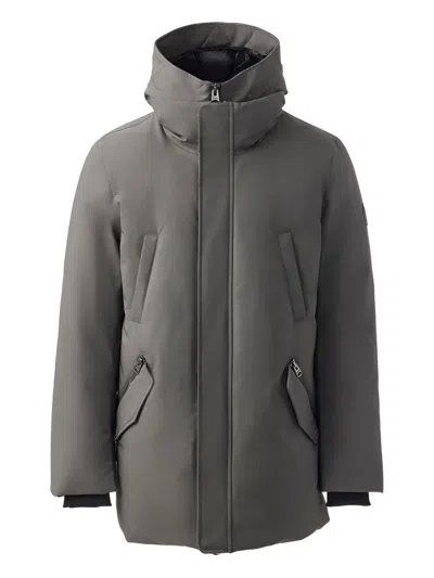 Mackage Edward-nfr Hooded Zip Jacket In Gray