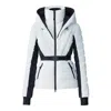 Mackage Elita Down Quilted Ski Jacket In Off White